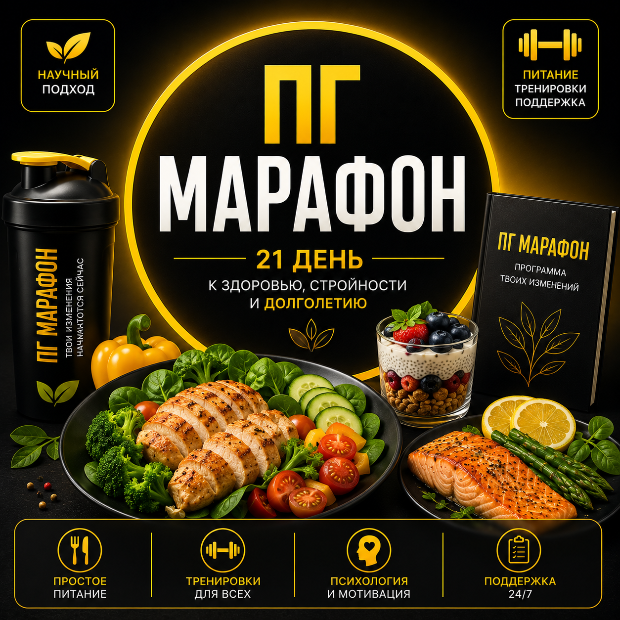 ПГ Марафон — 21-дневная программа оздоровления
