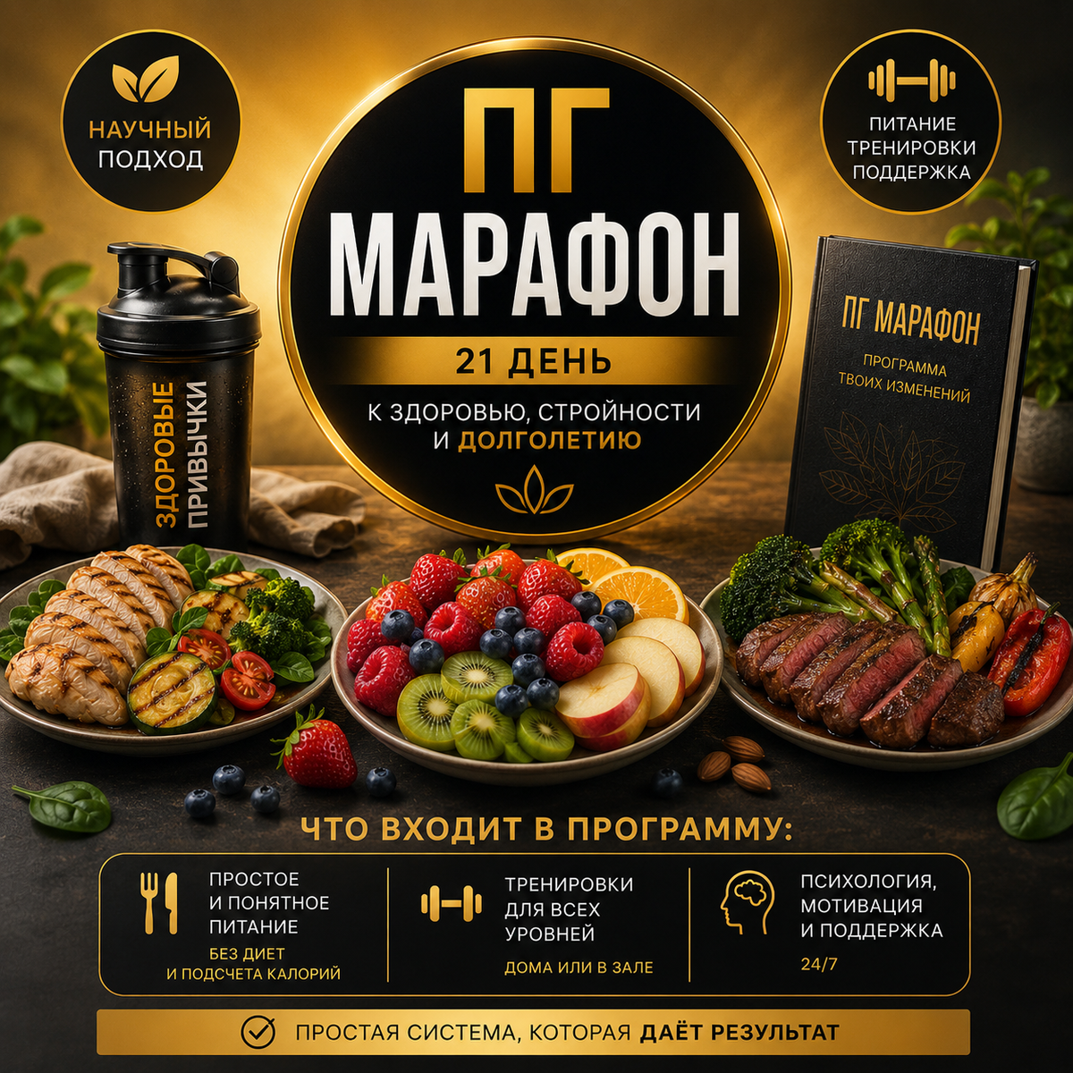 ПГ Марафон — 21-дневная программа оздоровления